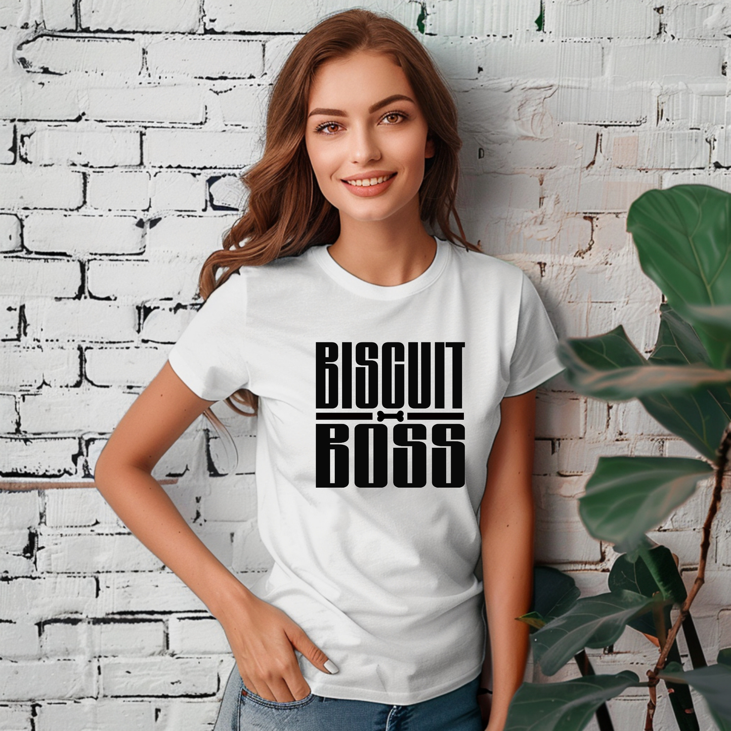 Biscuit Boss Sarcastic Dog Lover T-Shirt - Pet Mom or Dad Gift